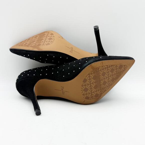 Linea Paola Womens Pamila Pumps US 5.5 M Black Stud Details Stiletto NIB - Picture 11 of 12